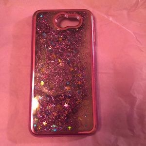 Purple Samsung Galaxy 7 Glittery Case